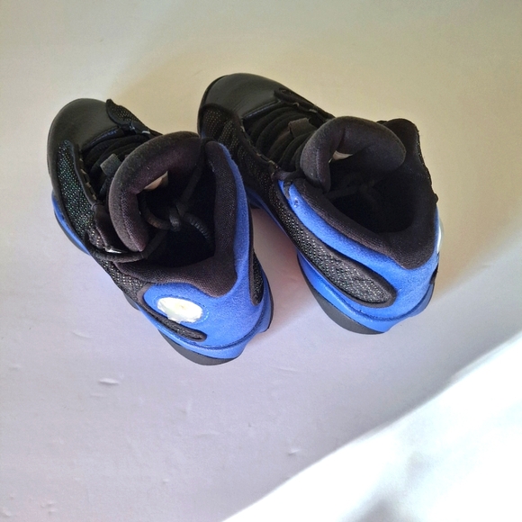 Jordan 13 Retro Hyper Royal Blue &  Black Kids Collectible Sneakers 12C - Picture 6 of 11